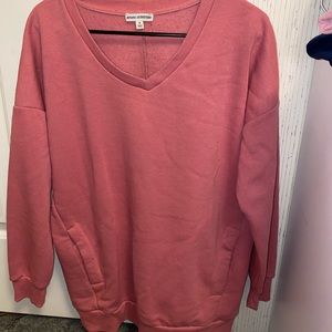 Zenana long sleeve sweatshirt with pockets